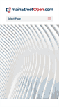 Mobile Screenshot of mainstreetopen.com